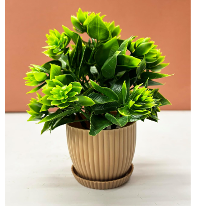 dekorly 6 packs fake plants small, mini artificial plants indoor for home farmhouse bathroom shelf décor (height : 17cm, chocolate) plastic