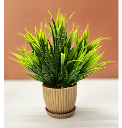 dekorly 6 packs fake plants small, mini artificial plants indoor for home farmhouse bathroom shelf décor (height : 17cm, chocolate) plastic