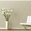 wolpin wall stickers botanical wallpaper ( 45 cms x 300 cms) living room, bedroom, textured embossed peony roses decal floral home decoration, diy self adhesive, white