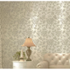 wolpin wall stickers botanical wallpaper ( 45 cms x 300 cms) living room, bedroom, textured embossed peony roses decal floral home decoration, diy self adhesive, white